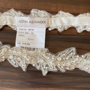 Beaded Belt for wedding dress